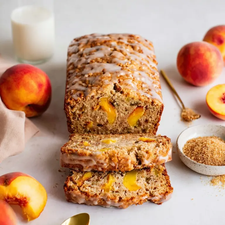 Cinnamon Peach Bread Recipe