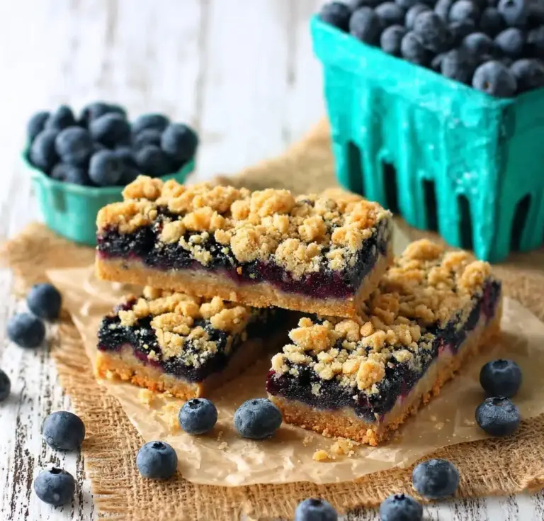Blueberry Oatmeal Breakfast Bars Recipe