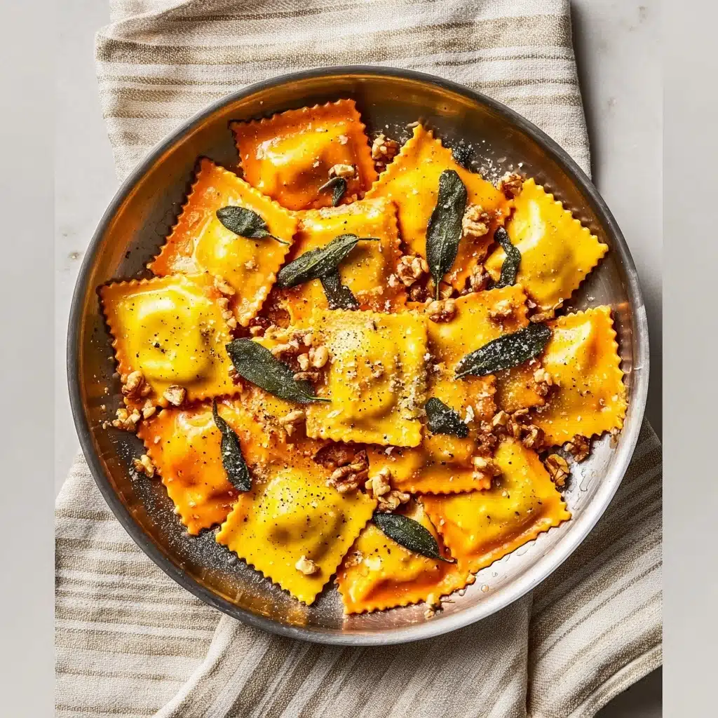 Pumpkin Ravioli with Sage Brown Butter and Toasted Walnuts – Cozy ...