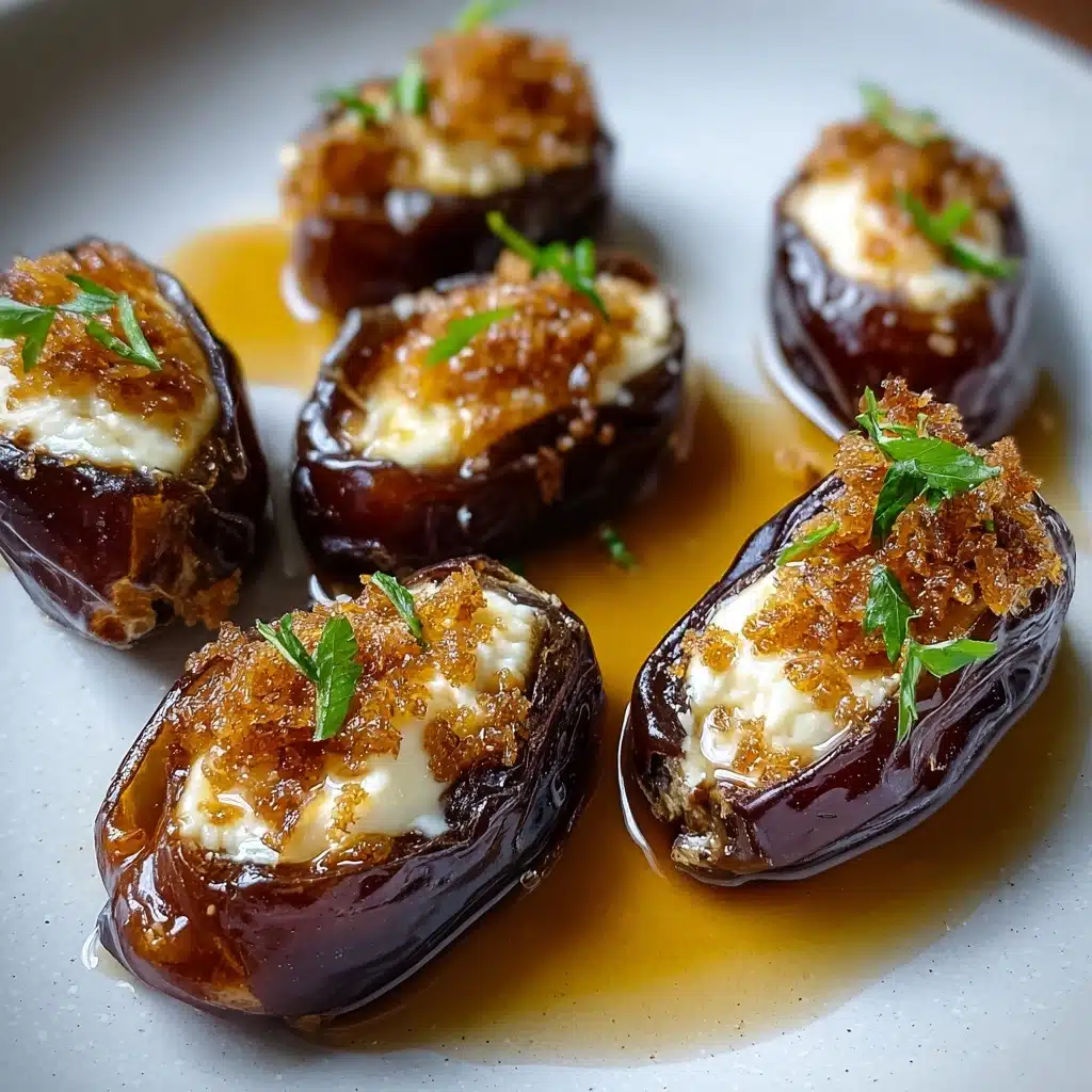 MASCARPONE STUFFED DATES WITH MAPLE DRIZZLE Recipe - Recipe Image