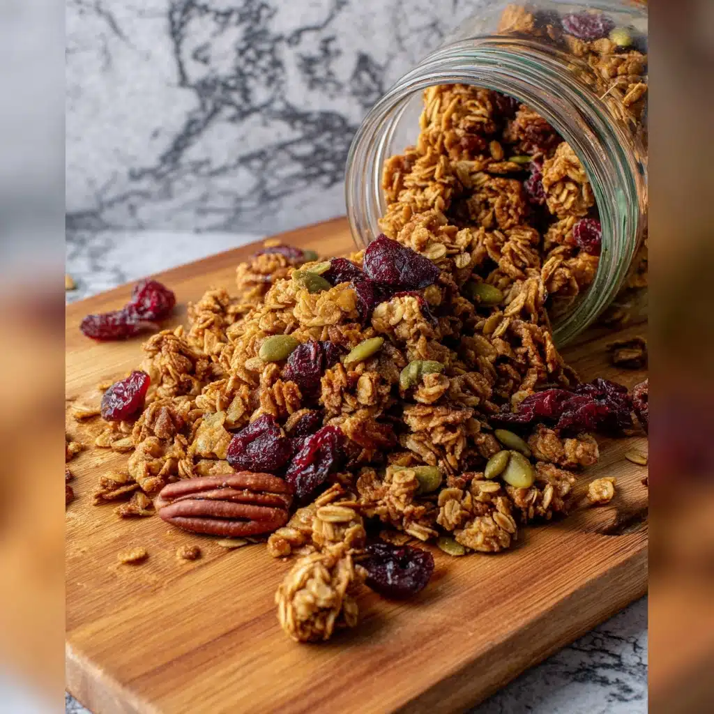 Homemade Pistachio Granola Recipe with Dried Cherries Recipe - Recipe Image