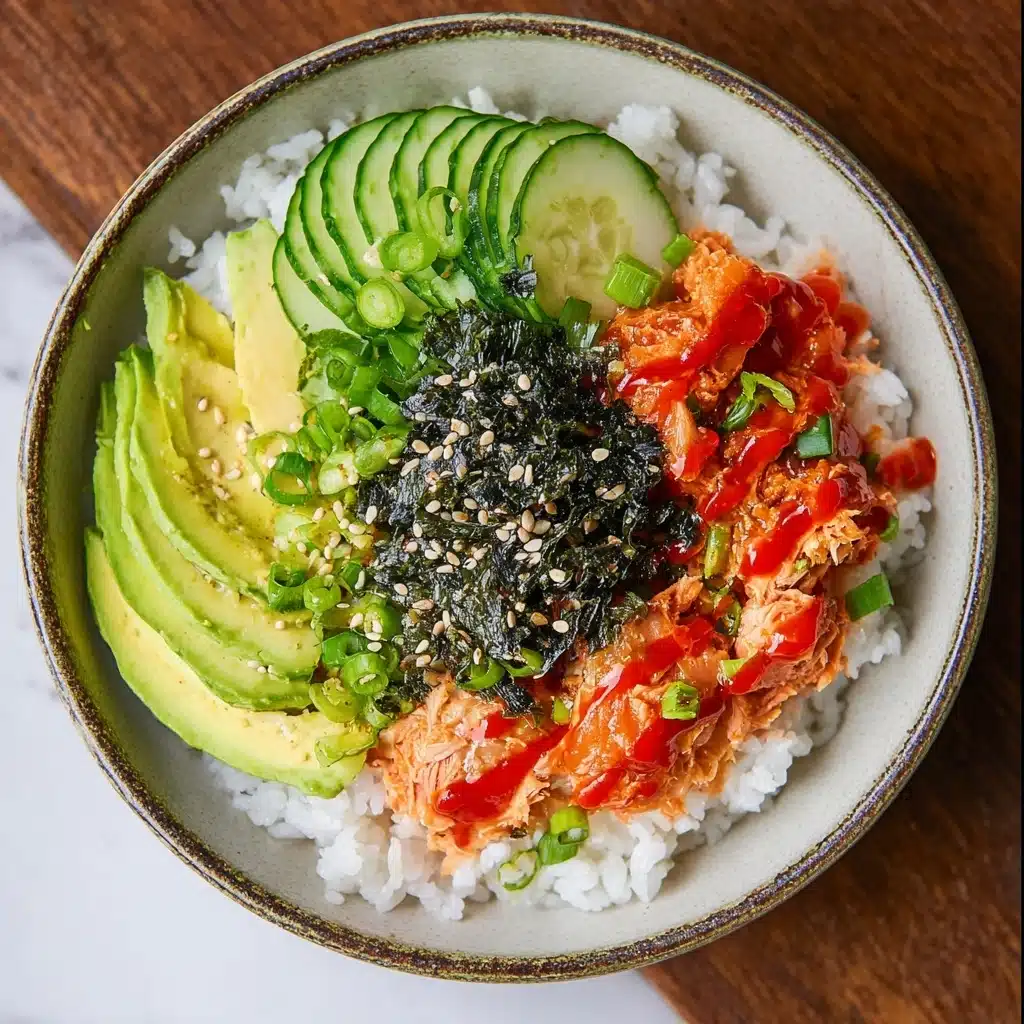 Canned Tuna Sushi Bowl Recipe - Recipe Image