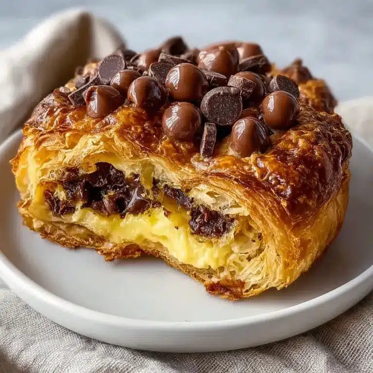 Decadent Chocolate Croissant Breakfast Bake Recipe