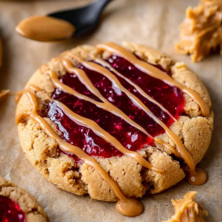 Peanut Butter and Jelly Cookies Recipe