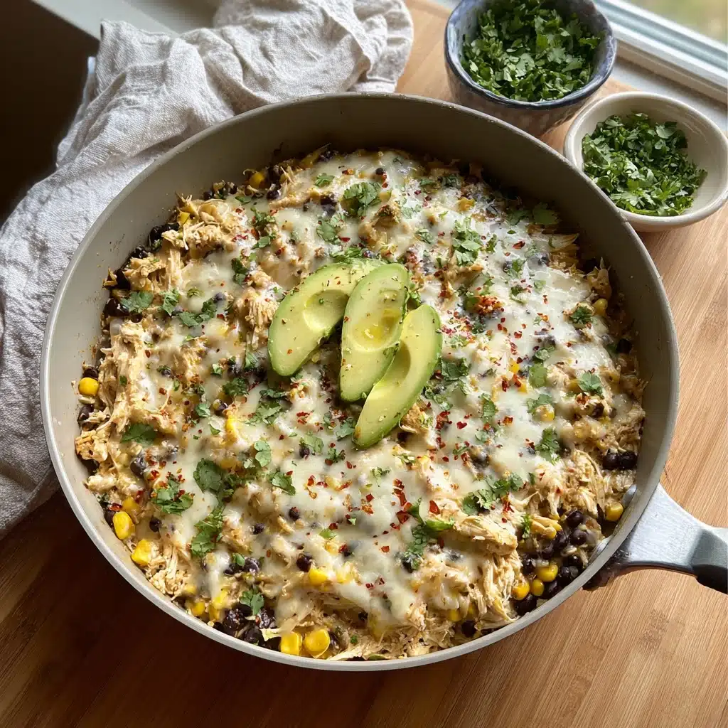 Salsa Verde Chicken & Rice Skillet Recipe - Recipe Image