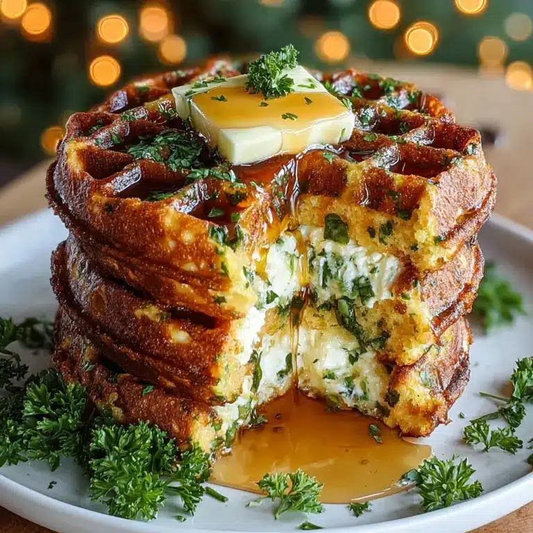Cheddar Jalapeño Cornbread Waffles Recipe