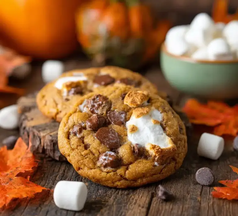 Pumpkin S’mores Cookies
