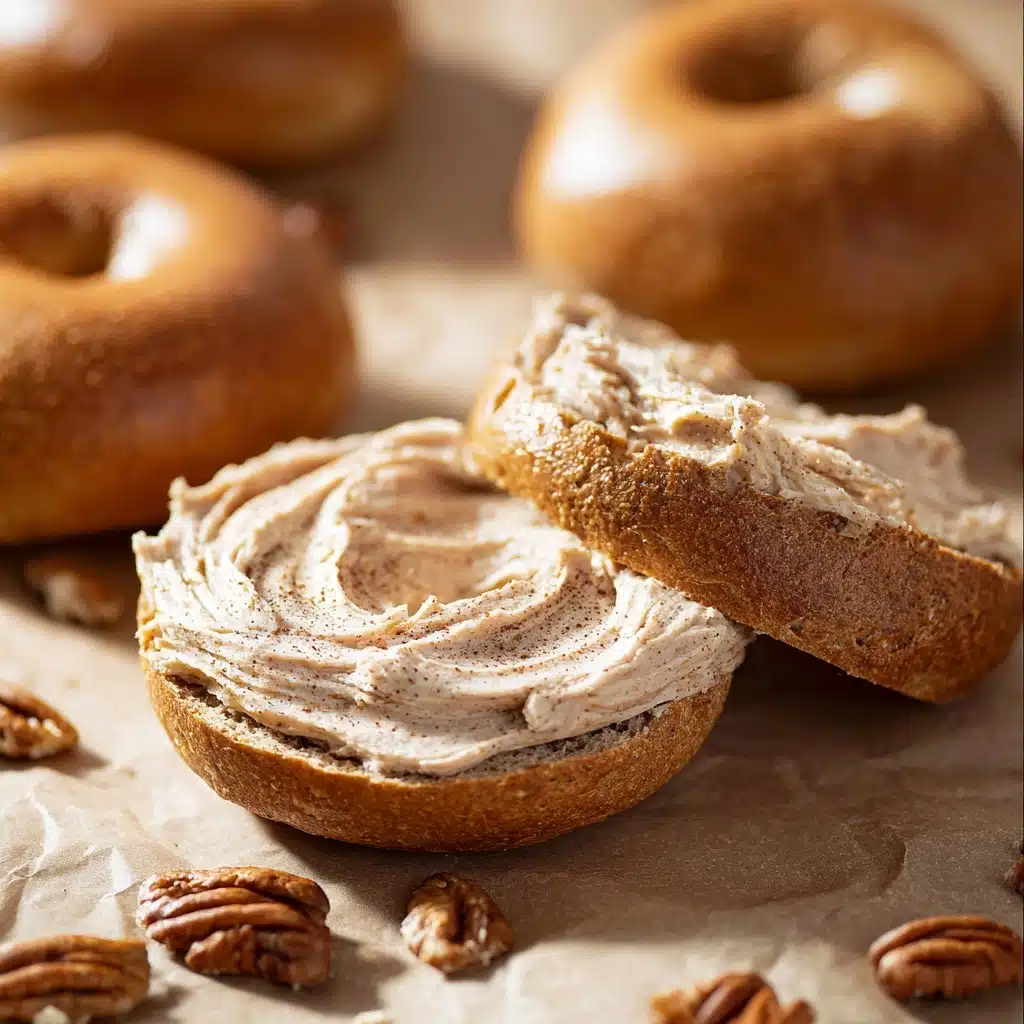 Homemade Pumpkin Bagels Recipe - Recipe Image