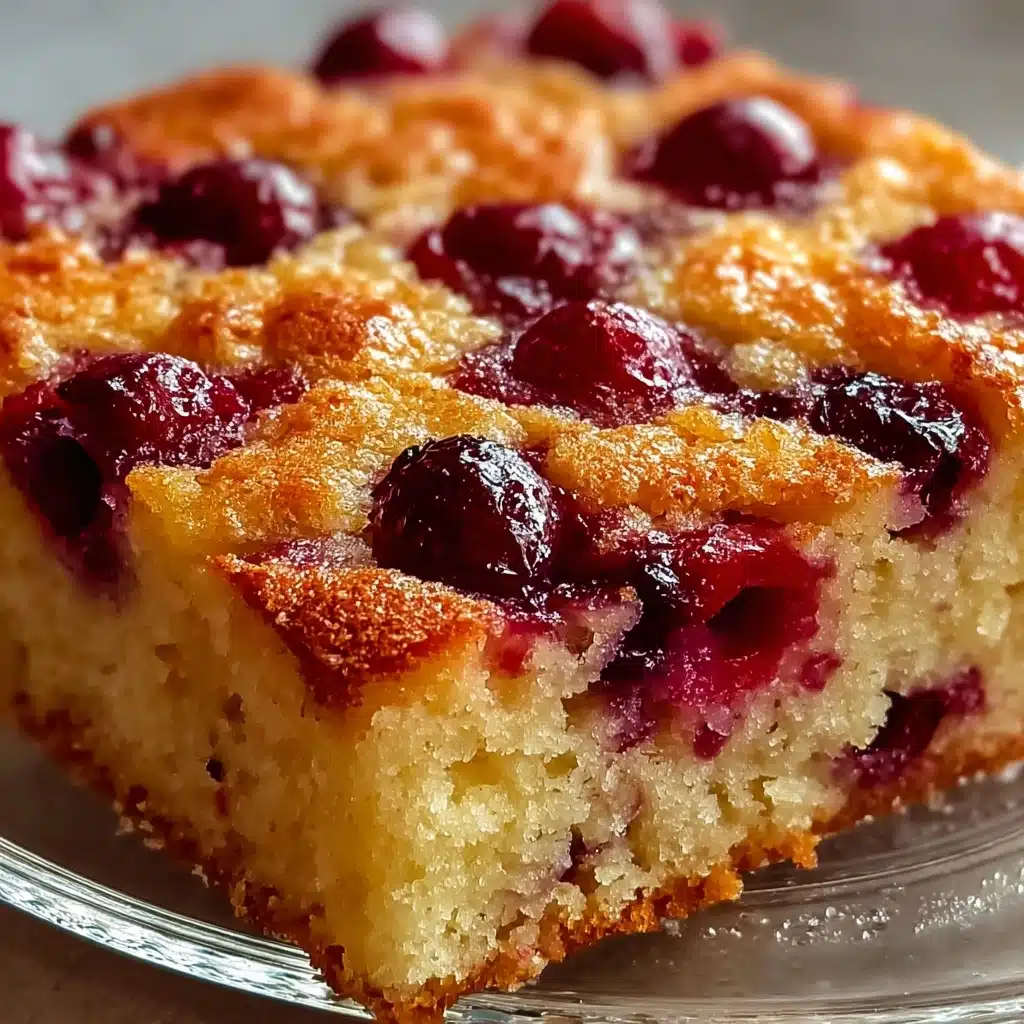 Cranberry Orange Breakfast Cake Recipe - Recipe Image