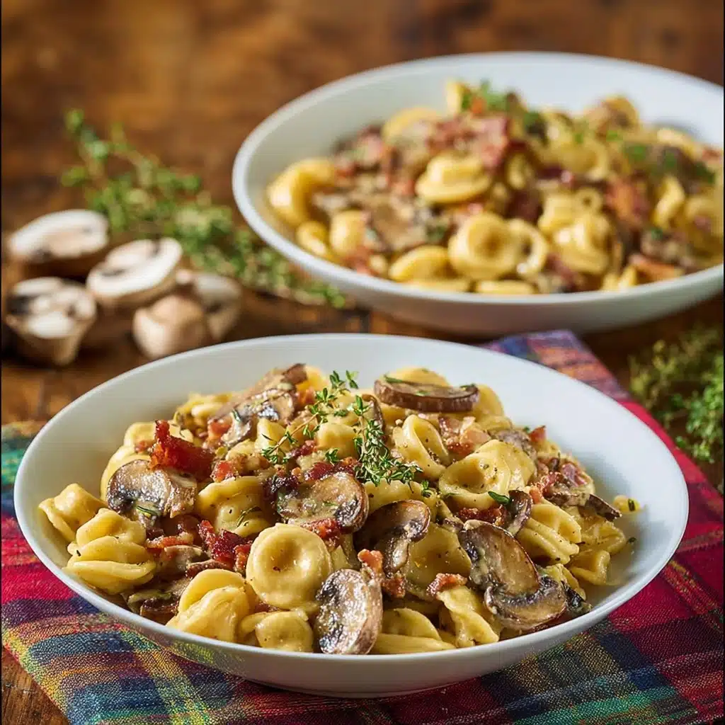 Orecchiette with Mushroom Thyme Sauce Recipe - Recipe Image