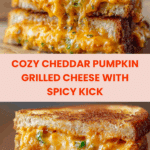Cheddar Pumpkin Healthier Grilled Cheese Recipe