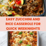 Quick Weeknight Zucchini and Rice Casserole - Alrightwithme Recipe