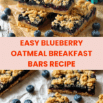 Blueberry Oatmeal Breakfast Bars Recipe