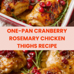 One-Pan Cranberry Rosemary Chicken Recipe