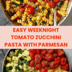 Best Weeknight Tomato Zucchini Pasta - homefoodkitchen Recipe