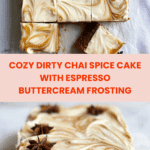Dirty Chai Spice Cake Recipe