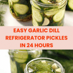 Garlic and Dill 24-Hour Refrigerator Pickles Recipe