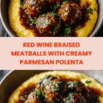 Red Wine Braised Meatballs Recipe