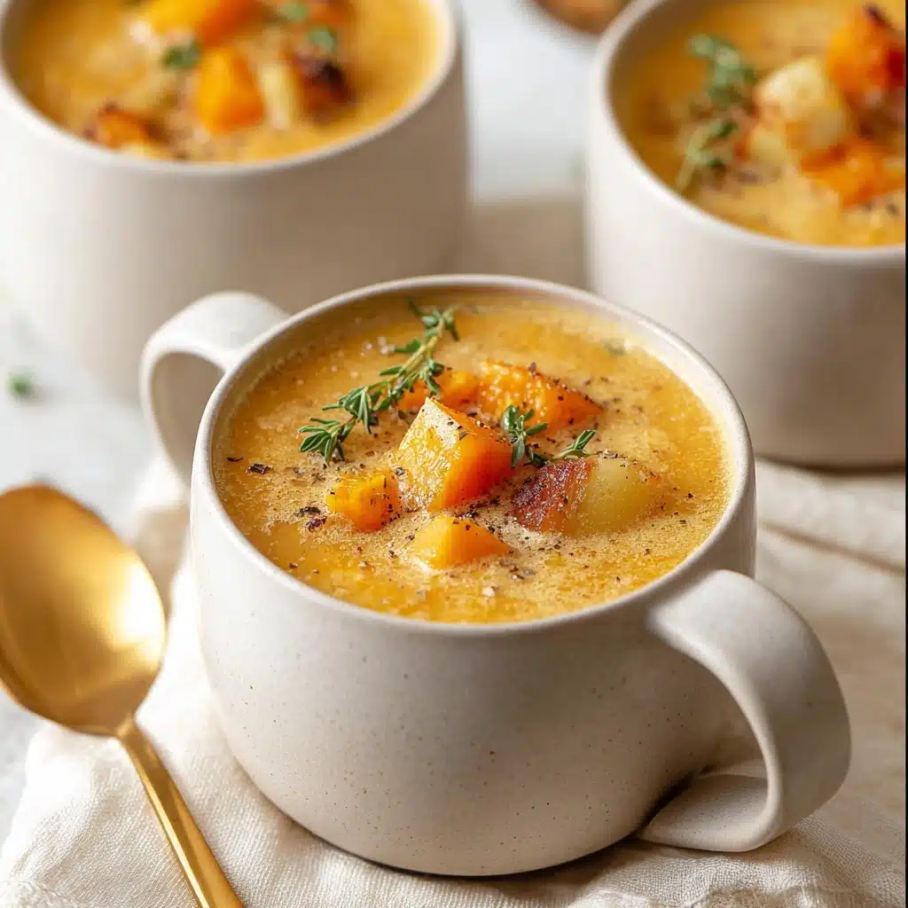 Tasty Roasted Winter Vegetable Soup Recipe - Recipe Image