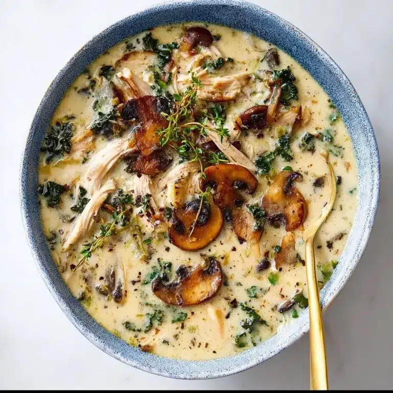 Comforting Rotisserie Chicken and Mushroom Soup Recipe