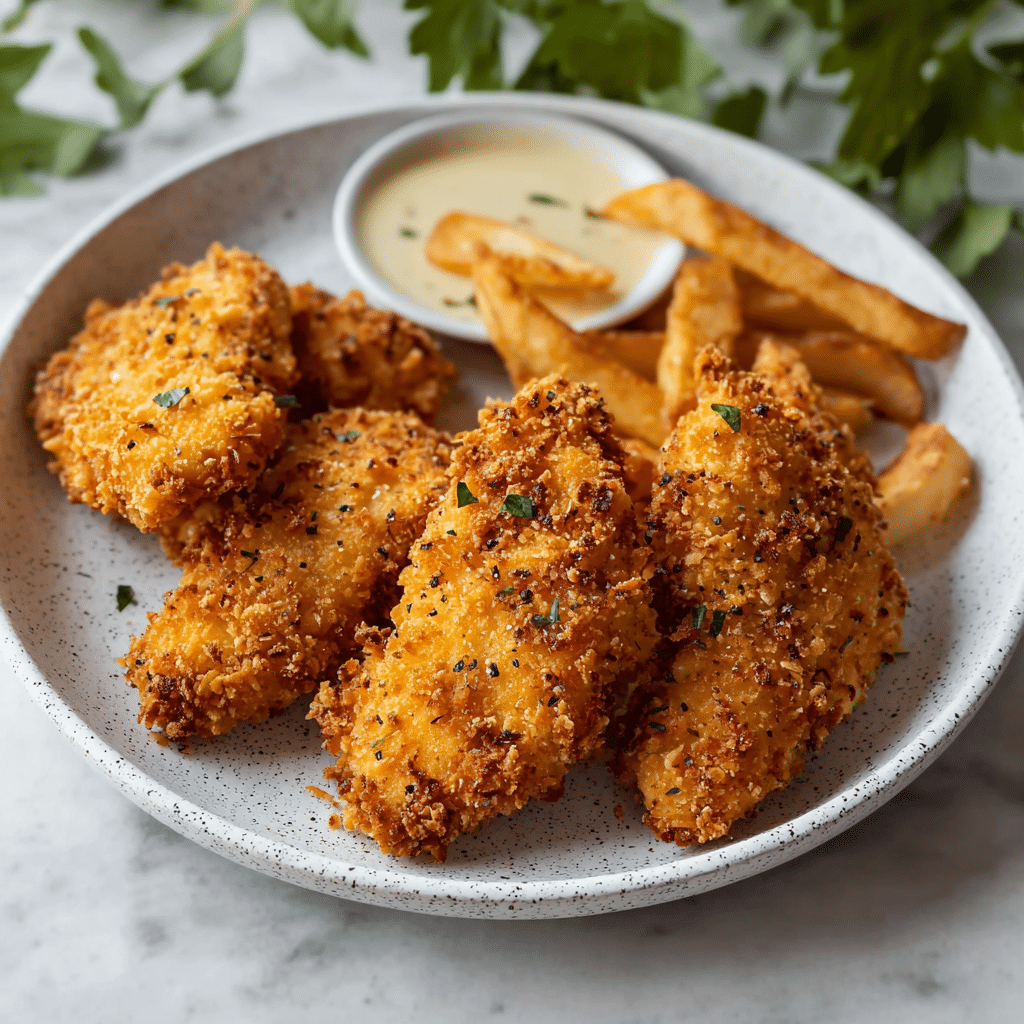 Crispy Baked Chicken Tenders Recipe - Recipe Image