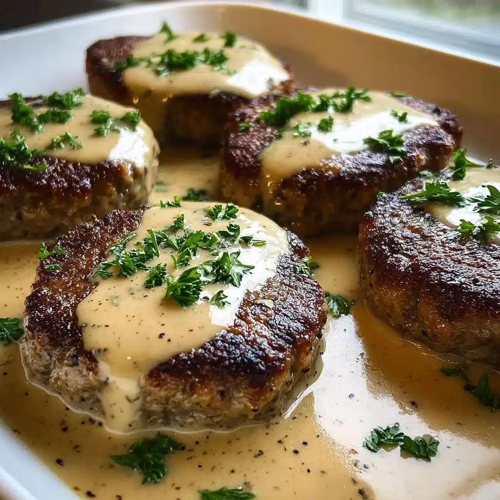 Amish Hamburger Steak Bake Recipe - Recipe Image