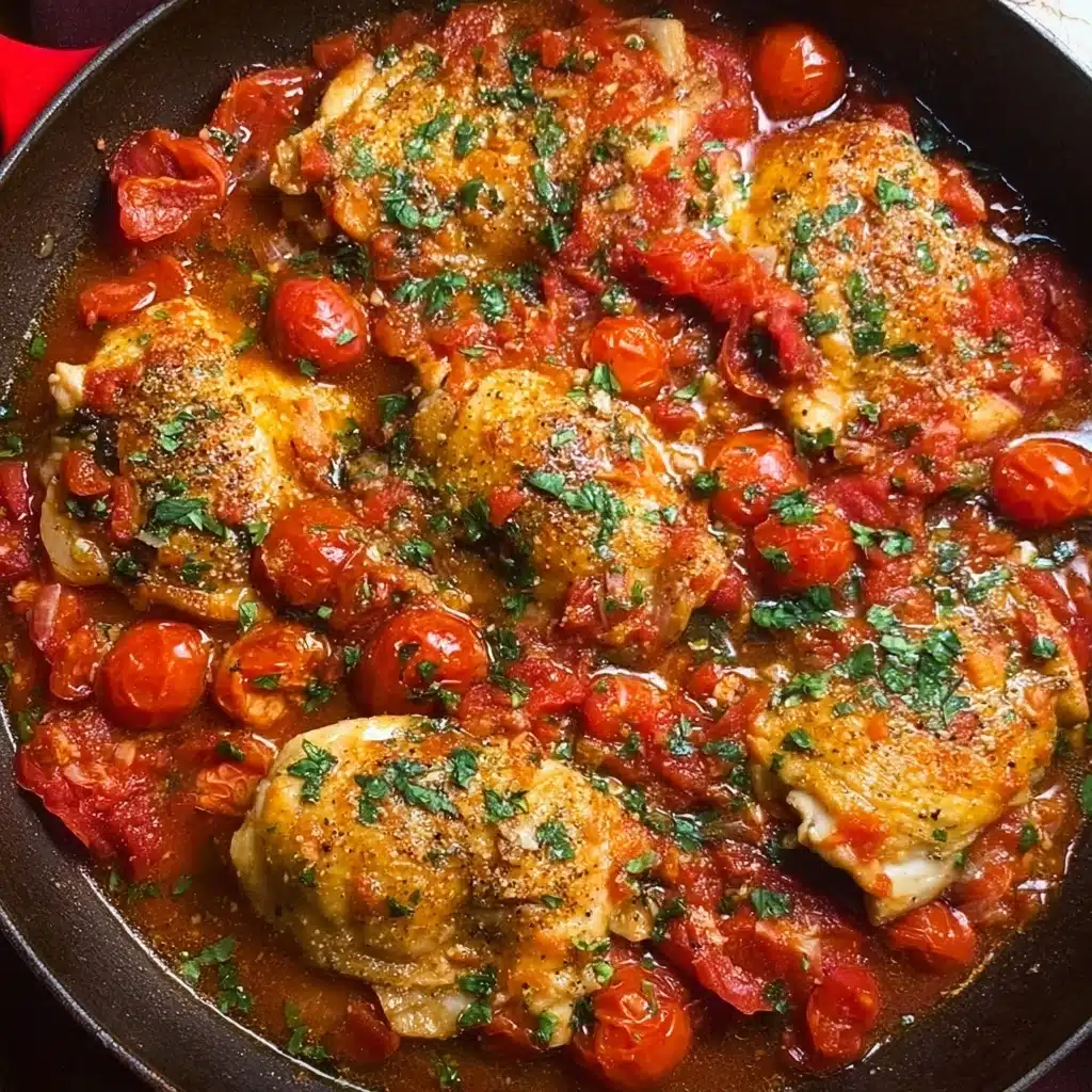 Healthy Chicken Pomodoro Skillet Recipe - Recipe Image
