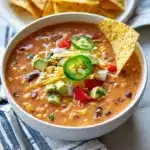 Crockpot Vegetarian Tortilla Soup Recipe