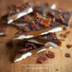 Chocolate, Caramel, Marshmallow, Whiskey & Bacon Bark Recipe