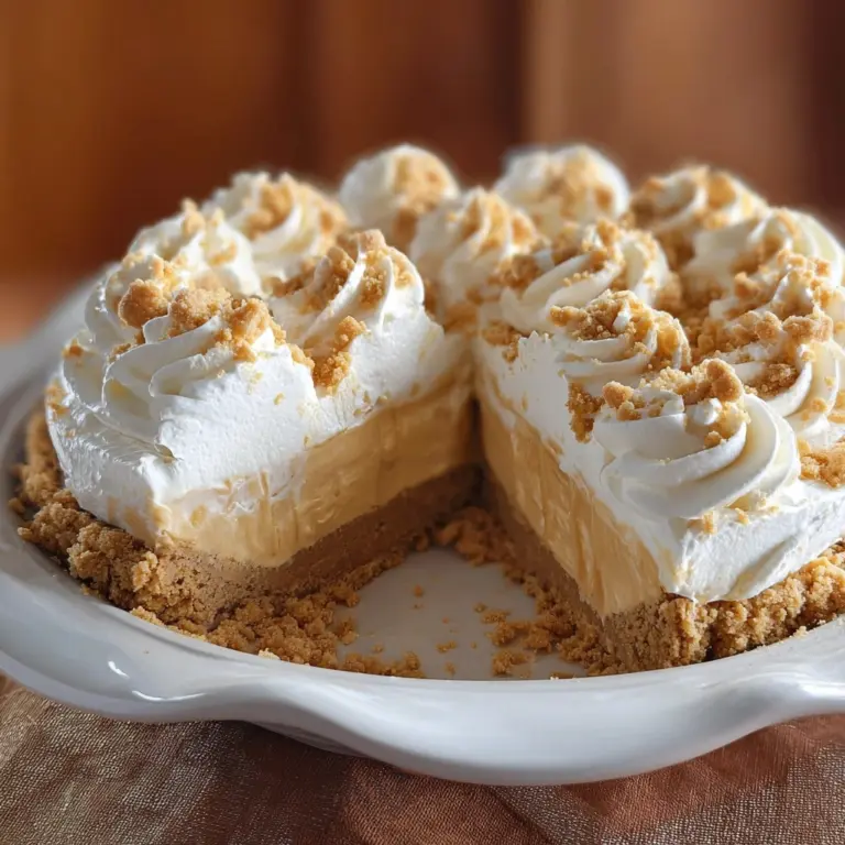 Amish Peanut Butter Cream Pie Recipe