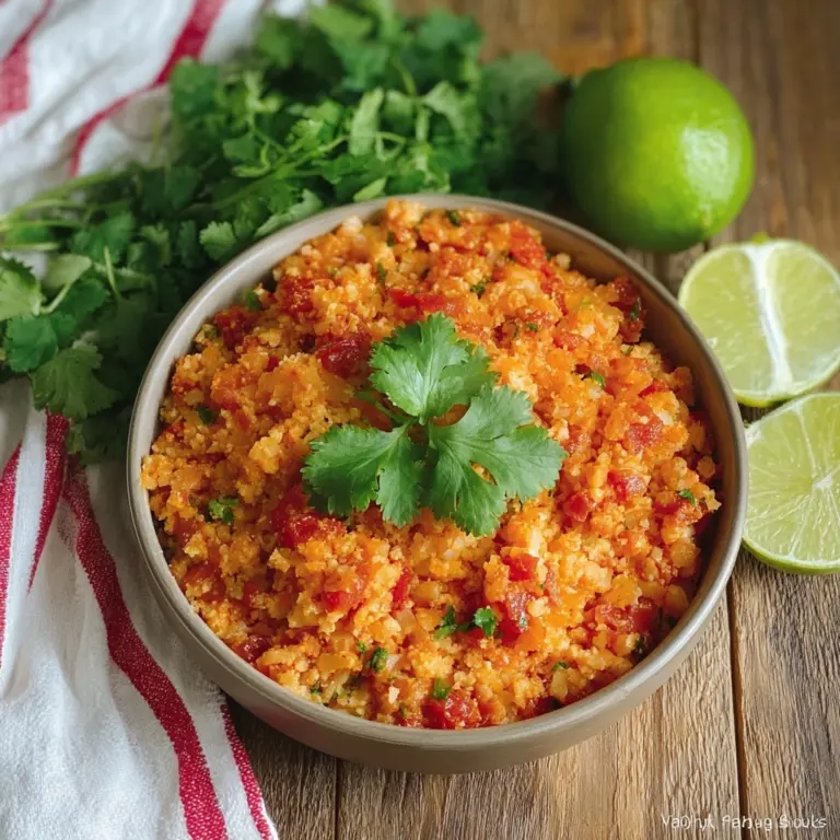Spanish Cauliflower Rice Recipe