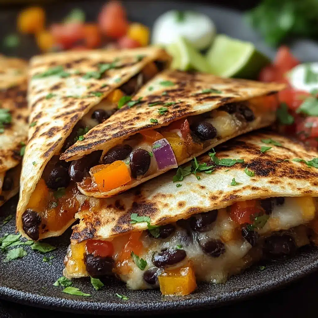 Crispy Black Bean Quesadillas Recipe - Recipe Image