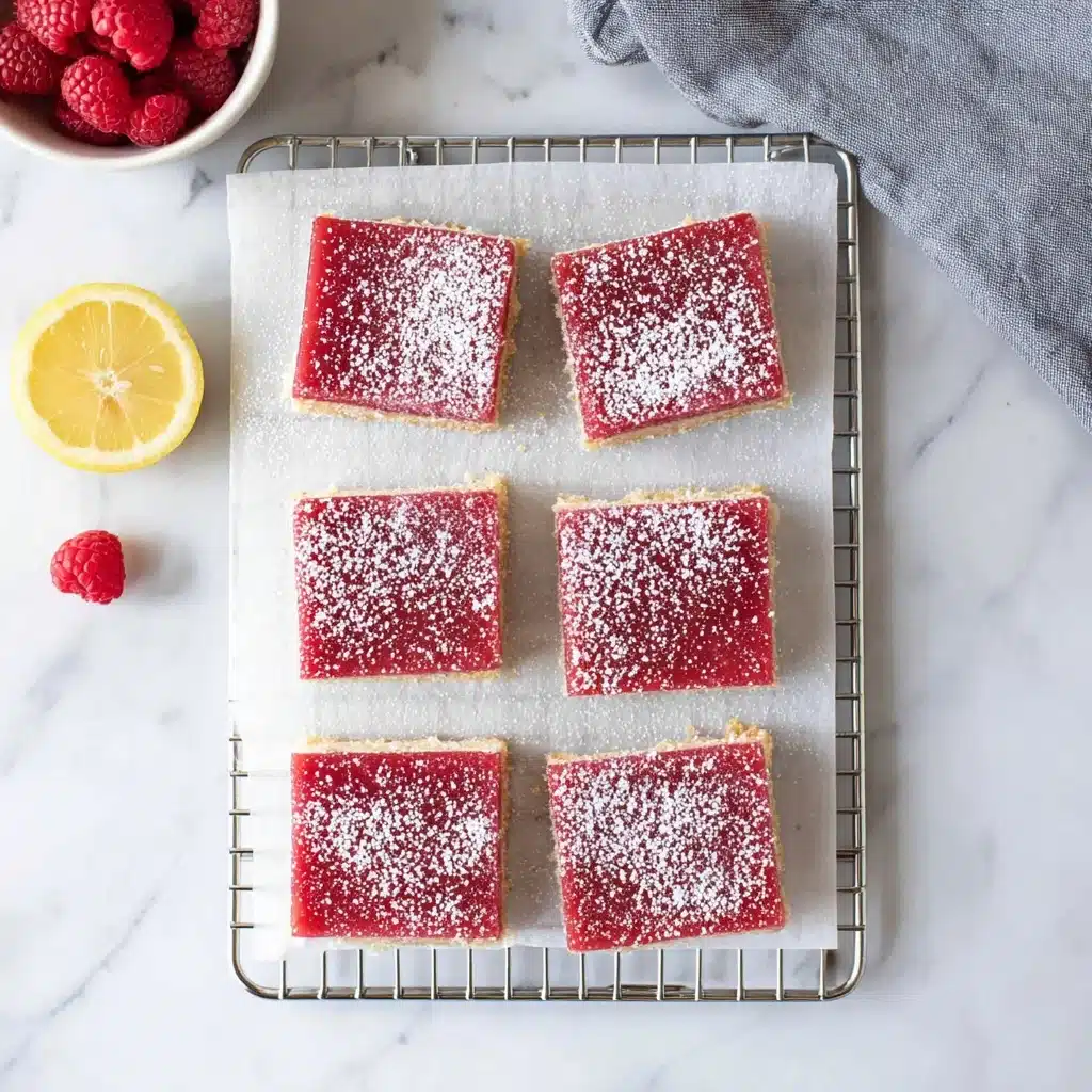 Lemon Raspberry Bars Recipe - Recipe Image