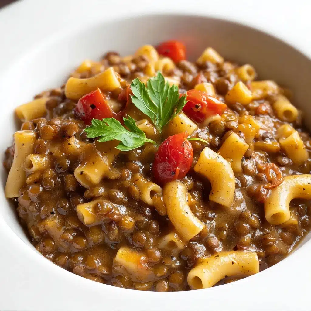 PASTA WITH LENTILS Recipe - Recipe Image