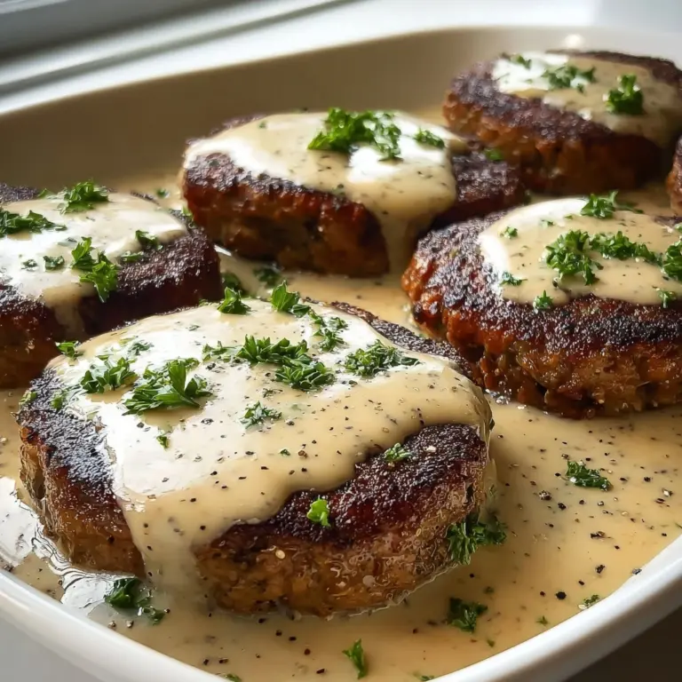 Amish Hamburger Steak Bake Recipe