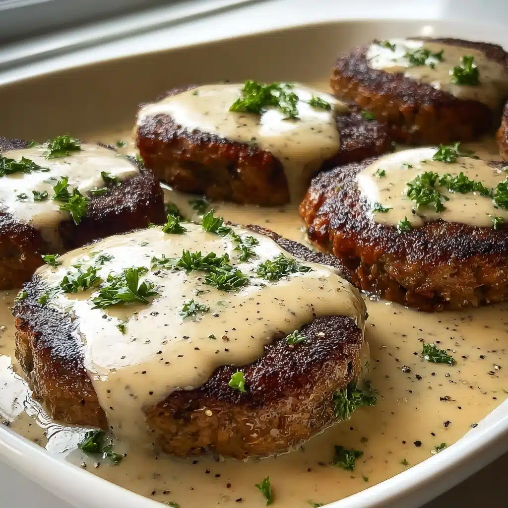 Amish Hamburger Steak Bake Recipe - Recipe Image