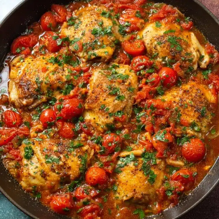 Healthy Chicken Pomodoro Skillet Recipe