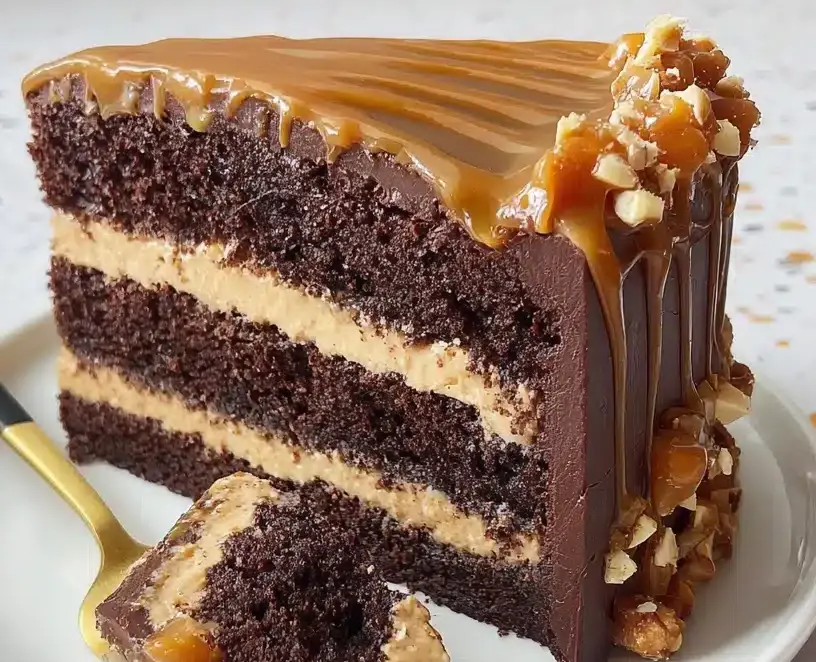 Chocolate Snickers Cake Recipe