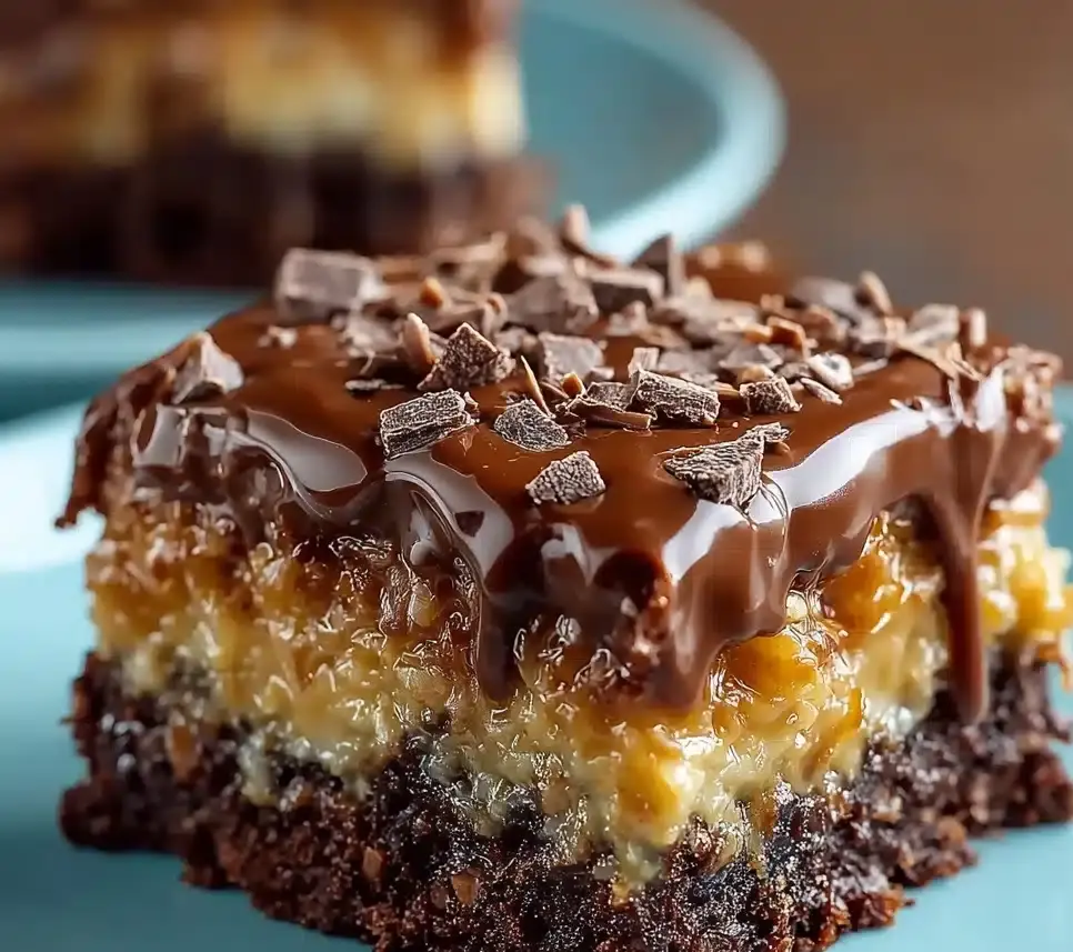 German Chocolate Poke Cake Recipe