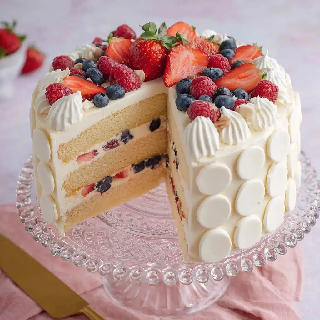 BERRY CHANTILLY CAKE RECIPE - Recipe Image