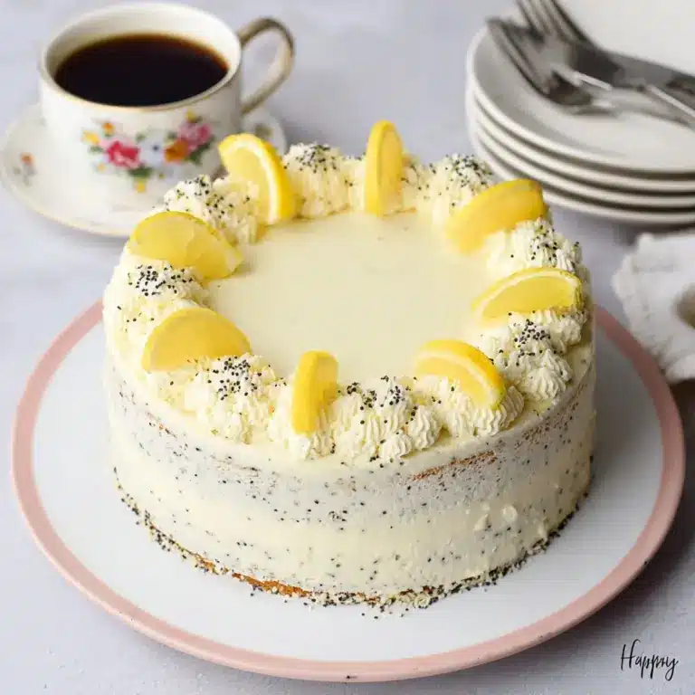 Easy Lemon Birthday Cake Recipe