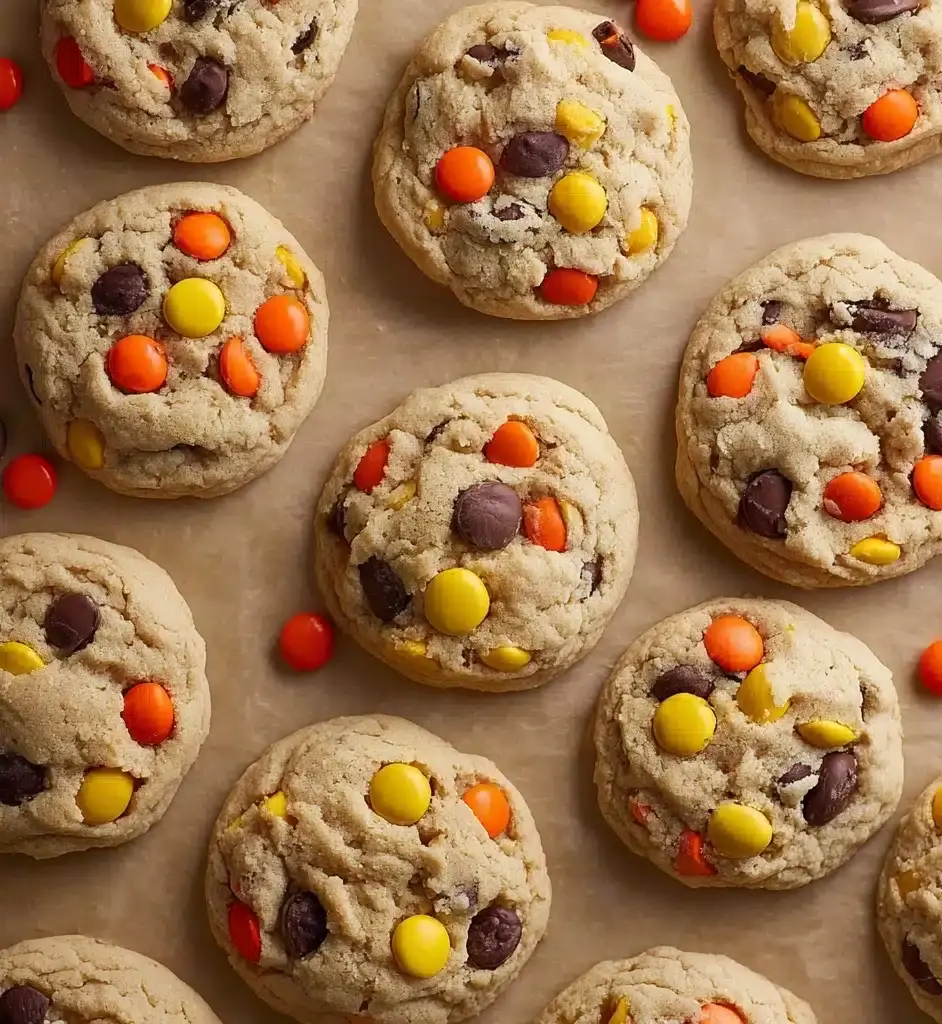 Reese's Pieces Peanut Butter Cookies Recipe