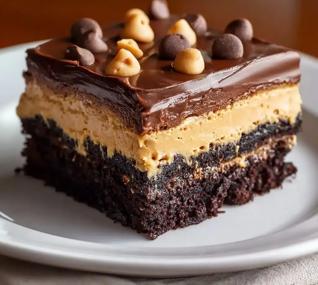 Chocolate Peanut Butter Texas Sheet Cake Recipe