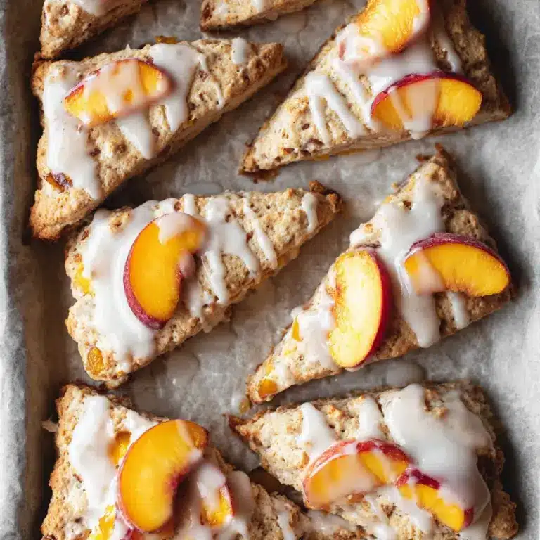 Brown Butter Peach Scones Recipe