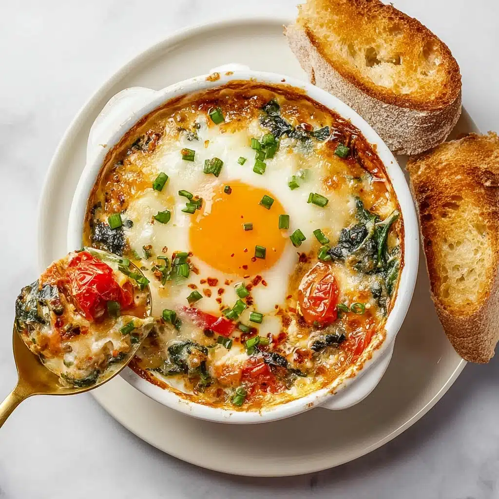 Baked Feta Eggs Recipe - Recipe Image