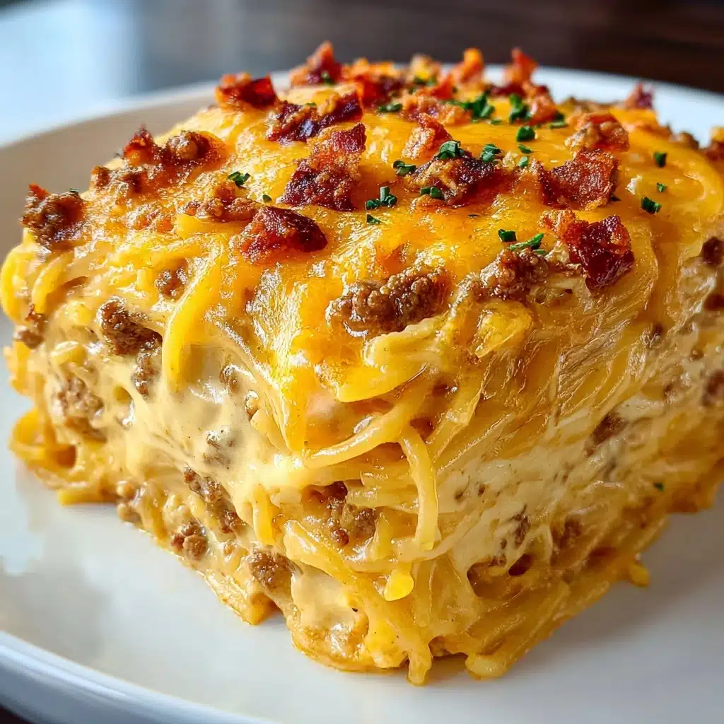 Spicy Southern Cheesy Chicken Spaghetti Casserole Recipe - Recipe Image