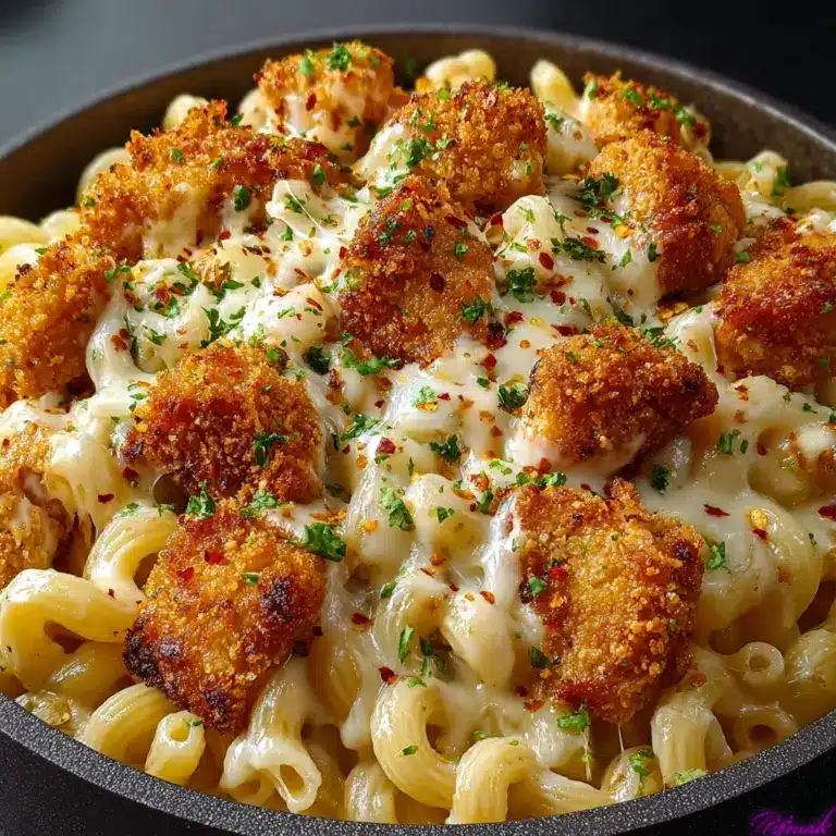 Creamy Honey Pepper Chicken Mac and Cheese Recipe