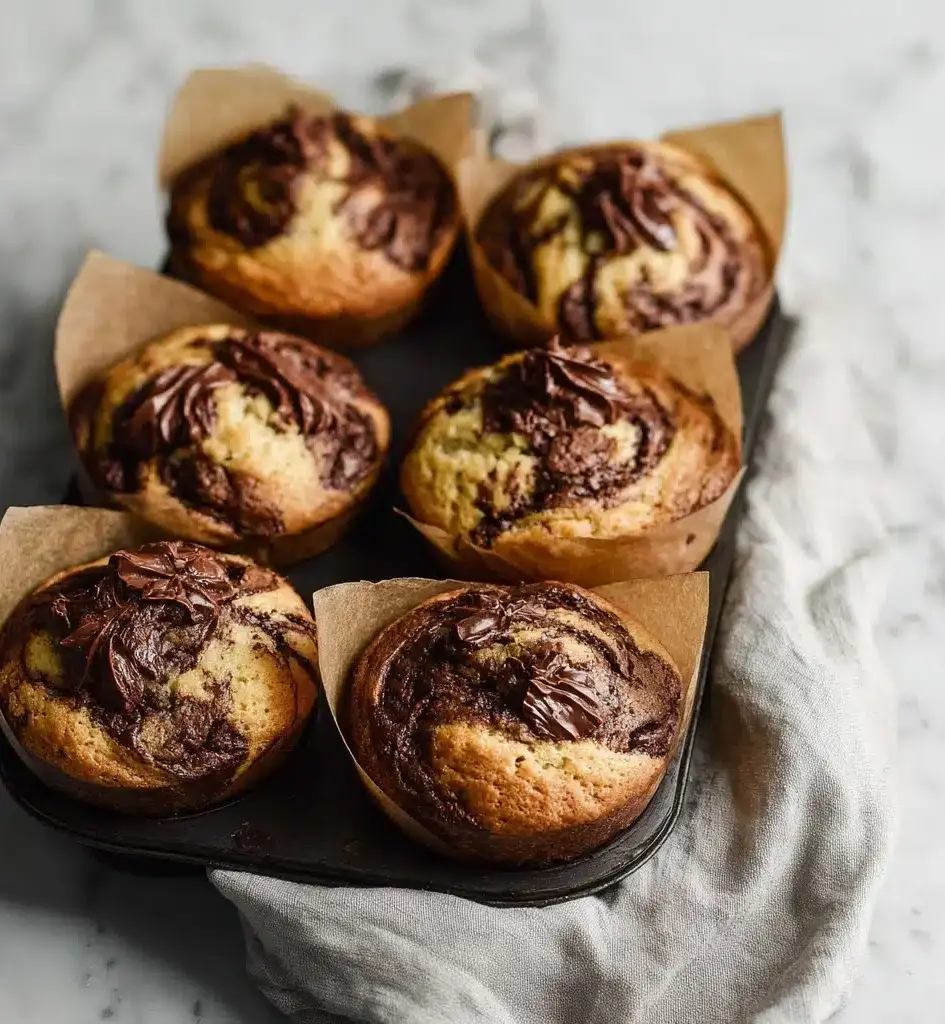 Banana Nutella MuffinsIngredients Recipe