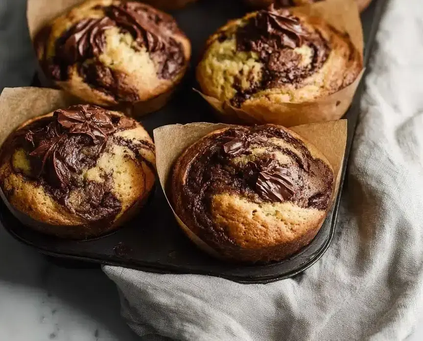 Banana Nutella MuffinsIngredients Recipe