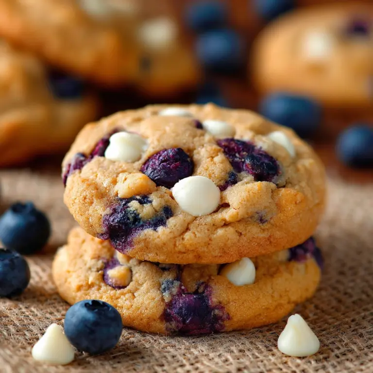 Blueberry White Chocolate Chip Cookies - Alrightwithme Recipe